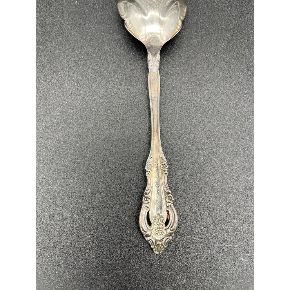 Silver Artistry Scalloped Sugar Spoon Silverplate By Oneida